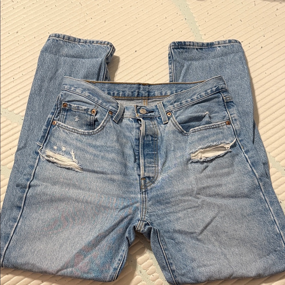 Levi's Light Blue Women's Straight Leg Jeans